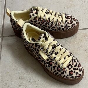 Puma Mayze Leopard Print Sneakers